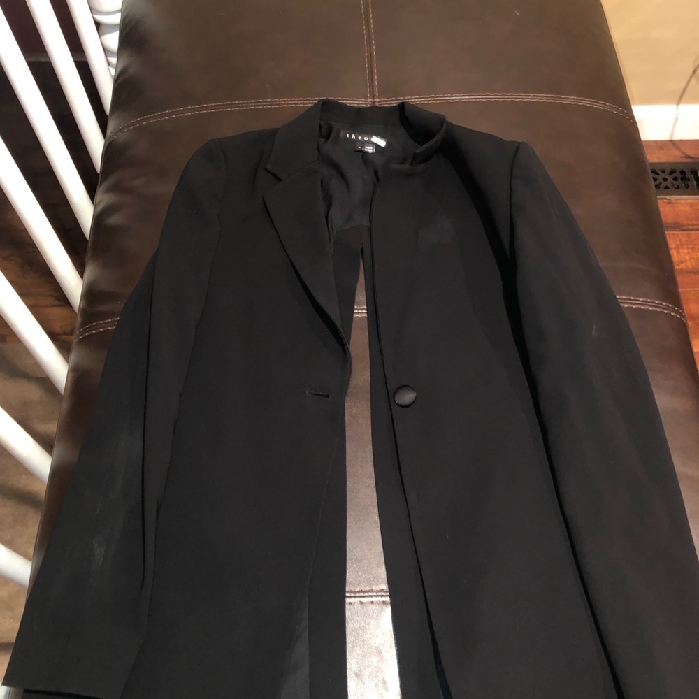 Theory Black Blazer size 4